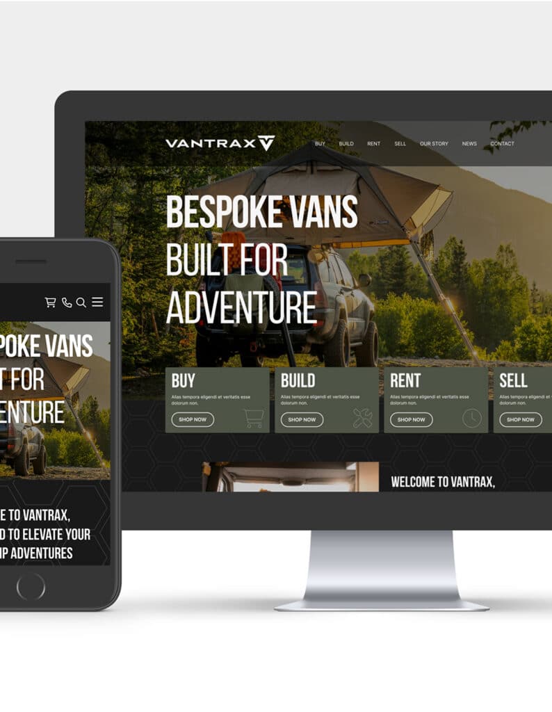Colewood Digital Vantrax Web Design