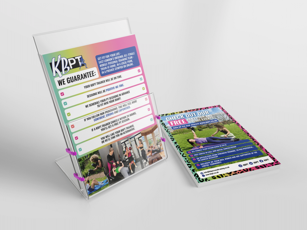 KBPT leaflet in holder